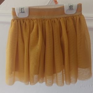 Mustard tutu skirt